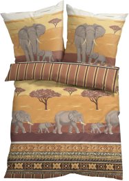 Bettwäsche mit Elefanten, bpc living bonprix collection