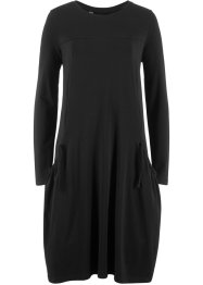 Oversize-Baumwoll-Kleid mit Taschen, knieumspielend, bpc bonprix collection