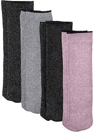 Thermo Socken Glitzergarn (4er Pack), bpc bonprix collection