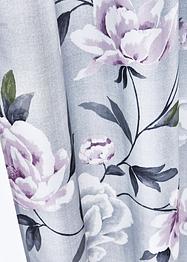 Microfaser Vorhang mit Blumen Druck (1er Pack), bpc living bonprix collection