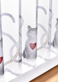 Jacquard Scheibengardine mit Katzen Motiv, bpc living bonprix collection