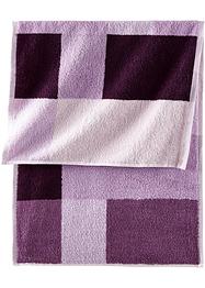 Handtuch mit quadratischem Muster, bpc living bonprix collection