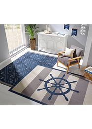 In- und Outdoor Teppich mit Steuerrad Motiv, bpc living bonprix collection