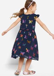 Festliches Mädchen Chiffon-Kleid mit Schmetterlingsdruck, bpc bonprix collection