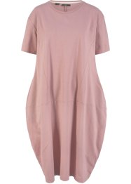 Knieumspielendes Oversized-Baumwoll-Kleid in O-Shape, 1/2-Arm, bpc bonprix collection