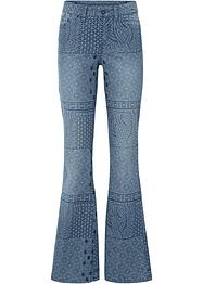 Schlagjeans mit Mustermix, RAINBOW