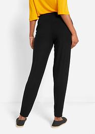 Leichte Schlupfhose mit High-Waist-Bequembund, 2er-Pack, bpc bonprix collection