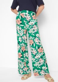 Jersey-Hose mit Blumendruck, weit geschnitten, bpc bonprix collection