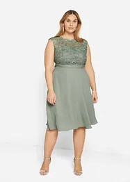 Minikleid mit Spitze, bonprix