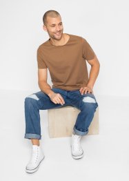 T-Shirt aus Bio Baumwolle (2er Pack), Slim Fit, RAINBOW