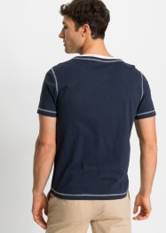Henleyshirt in 2-in-1-Optik, Kurzarm, bpc selection