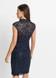 Spitzen-Kleid mit Pailetten, bonprix