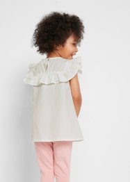 Mädchen Bluse mit Rüschen aus Baumwolle, bpc bonprix collection