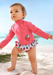 Baby Langarm Badeanzug mit UV Schutz aus recyceltem Polyamid, bpc bonprix collection