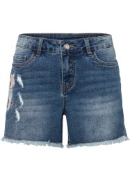 Jeans-Shorts mit Stickerei, BODYFLIRT
