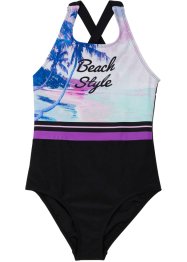 Mädchen Badeanzug mit coolen Druck, bpc bonprix collection