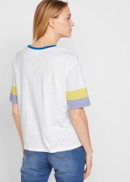 Baumwoll-T-Shirt mit Kontrastdetails, bpc bonprix collection