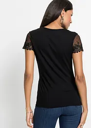 Shirt mit Spitze, BODYFLIRT boutique