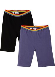 Pride Kinder Radler-Shorts (2er-Pack), bpc bonprix collection