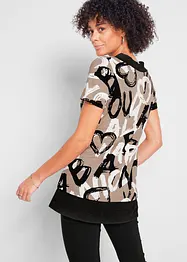 Long-Shirt mit Kurzarm, bonprix