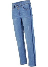 Straight Fit Ultra-Soft-Jeans, mit seitlichen Streifen, John Baner JEANSWEAR