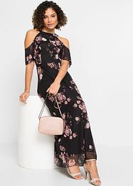 Bedrucktes Mesh-Maxikleid, BODYFLIRT