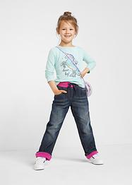 Mädchen Thermojeans mit Fleecefutter, John Baner JEANSWEAR