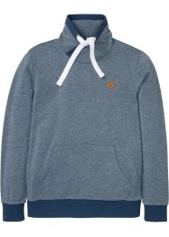 Sweatshirt mit recyceltem Polyester und Schalkragen, bpc bonprix collection