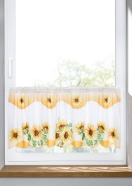 Scheibengardine mit Sonnenblumen-Druck, bpc living bonprix collection