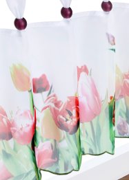 Scheibengardine mit Blumen Druck, bpc living bonprix collection
