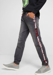Jungen Sweat-Jeans mit Tape, Slim Fit, John Baner JEANSWEAR