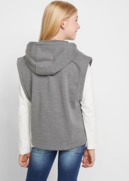 Mädchen Langarmshirt + Sweatshirt (2tlg. Set), bpc bonprix collection