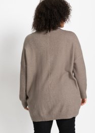 Oversize-Pullover mit Zopfmuster, RAINBOW