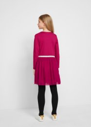 Mädchen Jerseykleid mit Tüll und Pailletten, bpc bonprix collection