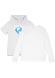 Kinder T-Shirt und Langarmshirt (2-tlg.Set), bpc bonprix collection