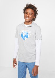 Kinder T-Shirt und Langarmshirt (2-tlg.Set), bpc bonprix collection