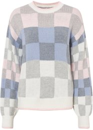 Oversize Pullover mit Karo-Muster, RAINBOW
