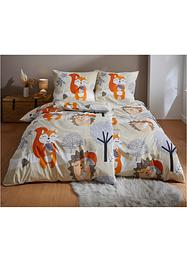 Bettwäsche mit Eichhörnchen, bpc living bonprix collection