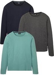 Langarmshirt (3er Pack), bpc bonprix collection
