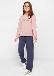 Mädchen Sweatshirt + Sweathose (2-tlg. Set), bpc bonprix collection