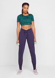 Sport-Yogahose mit Raffung am Bund, bpc bonprix collection