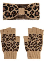 Stirnband und Handschuhe (3-tlg-Set), bpc bonprix collection