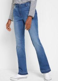 Stretch-Jeans mit leicht ausgestelltem Bein und ausgefranstem Saum, bpc bonprix collection