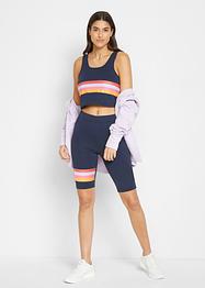 Sporttop und Radler mit buntem Aufdruck (2-tlg.Set), bpc bonprix collection