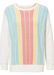 Fledermaus-Pullover im Colorblocking, RAINBOW