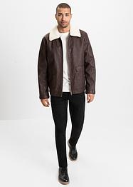 Lederimmitat-Blouson, John Baner JEANSWEAR