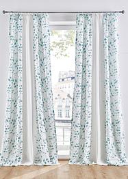 Vorhang mit Blumen Druck (1er Pack), bpc living bonprix collection