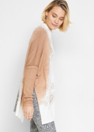 Poncho Pullover mit Paisley, bpc selection