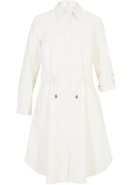 Blusen- Kleid mit Leinen und Gummizug in der Taille im Utility-Stil, bpc bonprix collection