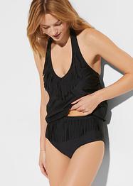 High Waist Bikinihose aus recyceltem Polyamid, RAINBOW